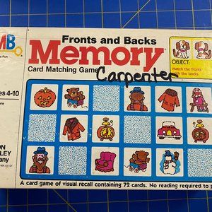 Fronts and Backs MEMORY